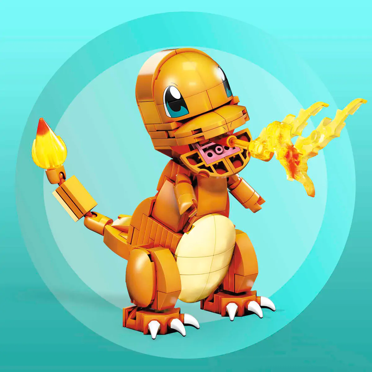 Pokémon Mega Construx Wonder Builders Charmander építőkészlet 10 cm termékfotó