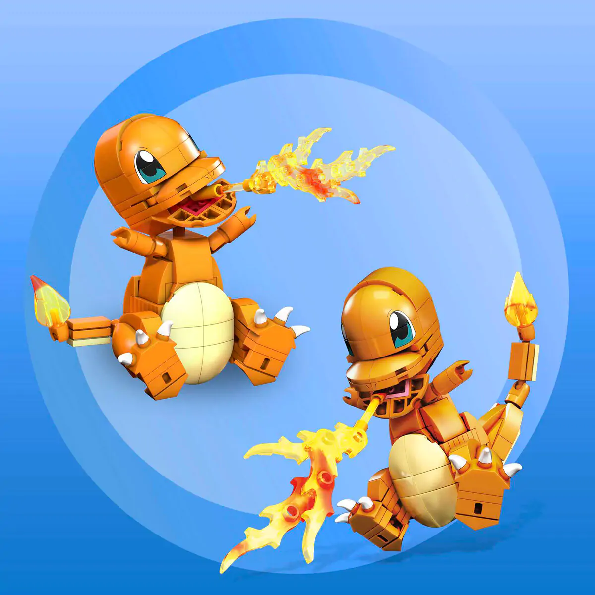 Pokémon Mega Construx Wonder Builders Charmander építőkészlet 10 cm termékfotó