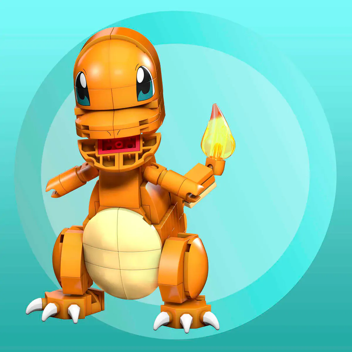 Pokémon Mega Construx Wonder Builders Charmander építőkészlet 10 cm termékfotó