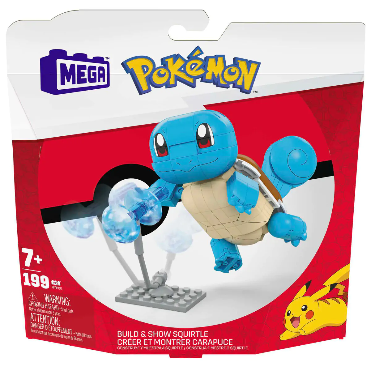 Pokémon Mega Construx Wonder Builders Construction csomag Squirtle 10 cm termékfotó