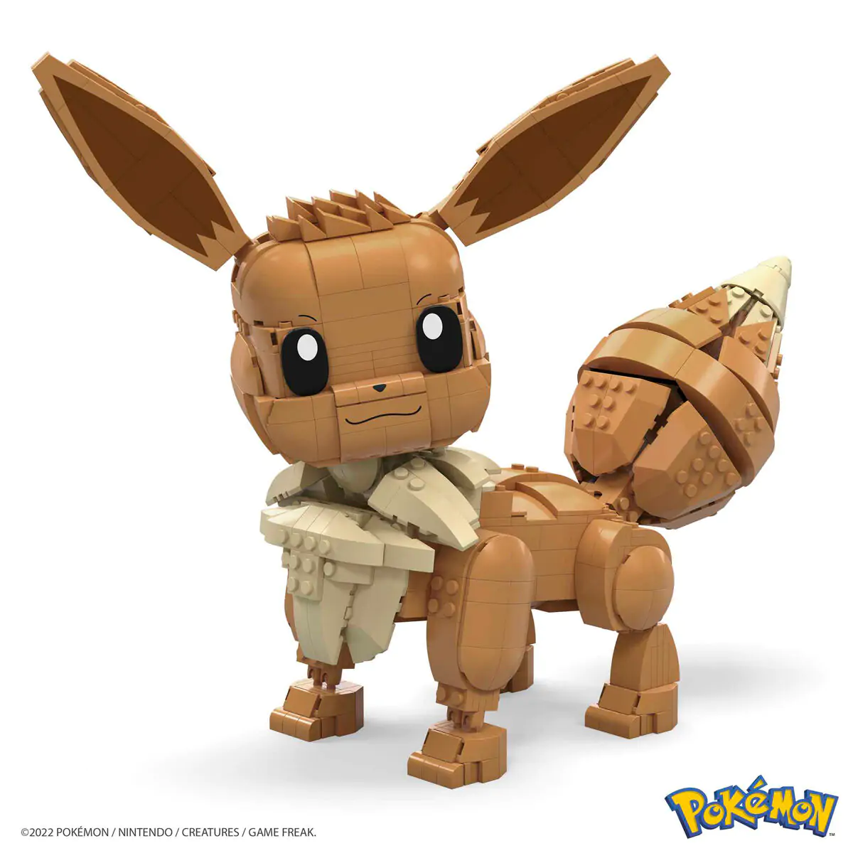 Pokémon Mega Construx Wonder Builders Jumbo Eevee építőkészlet 29 cm termékfotó