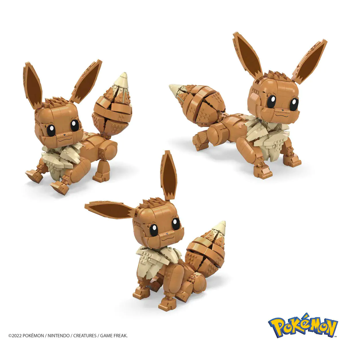 Pokémon Mega Construx Wonder Builders Jumbo Eevee építőkészlet 29 cm termékfotó