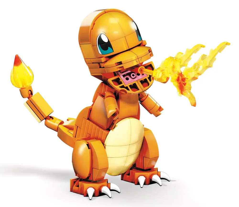 Pokémon Mega Construx Wonder Builders Charmander építőkészlet 10 cm termékfotó