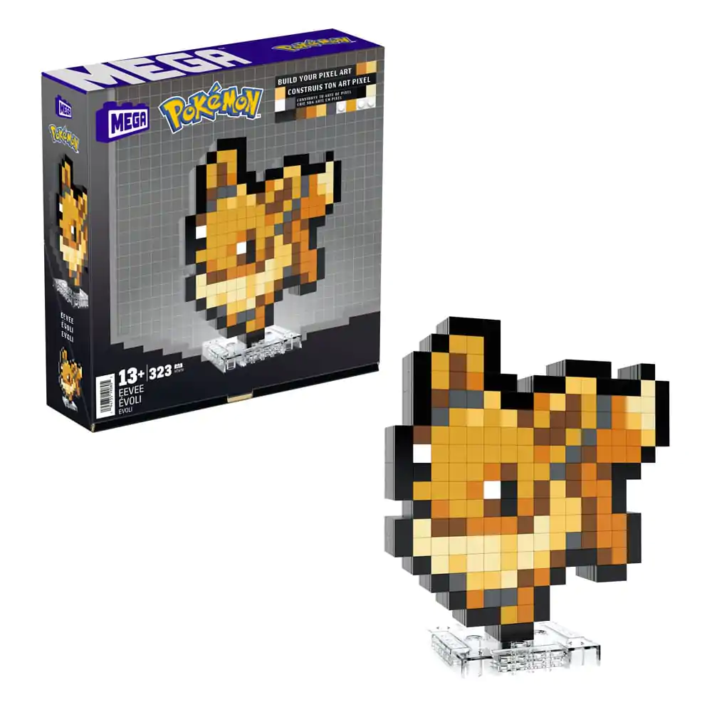 Pokémon MEGA Eevee Pixel Art építőkészlet termékfotó