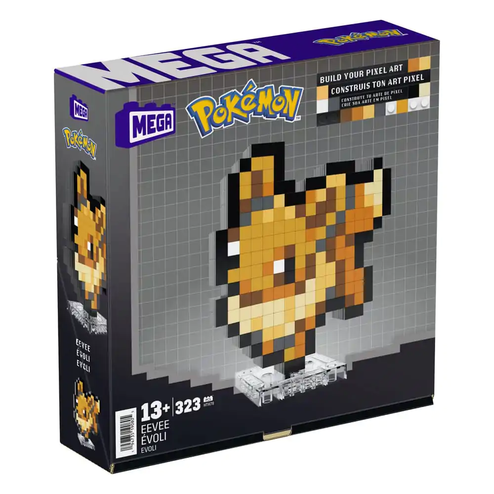 Pokémon MEGA Eevee Pixel Art építőkészlet termékfotó