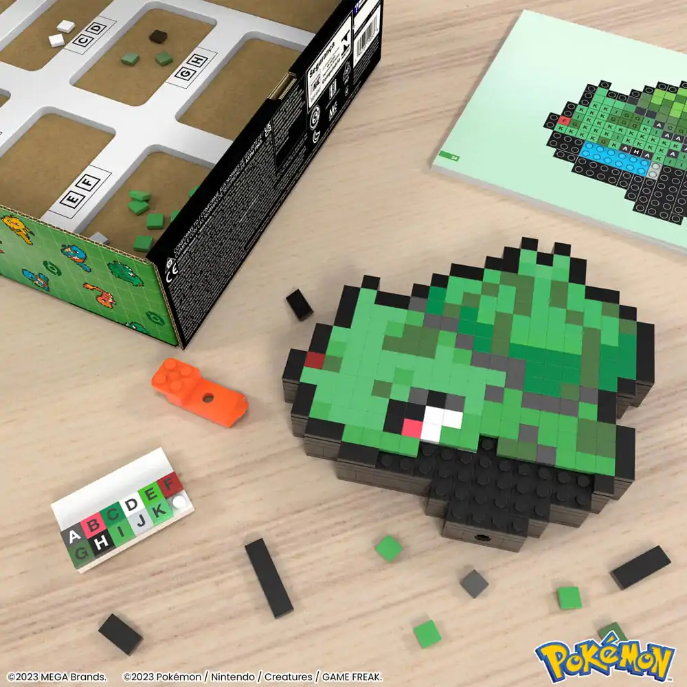 Pokémon MEGA építőkészlet Bulbasaur Pixel Art termékfotó