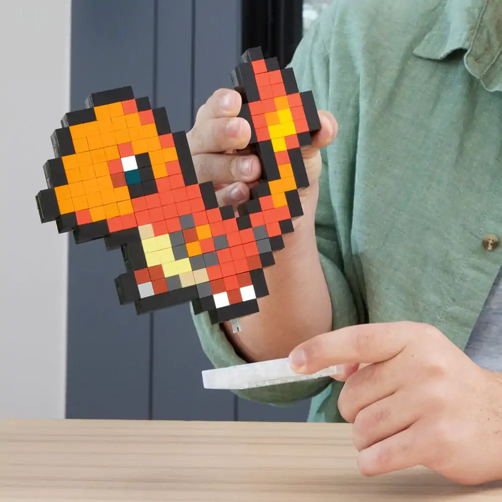 Pokémon MEGA építőkészlet Charmander Pixel Art termékfotó