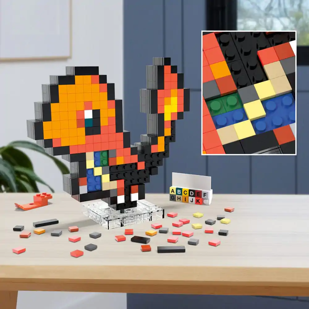 Pokémon MEGA építőkészlet Charmander Pixel Art termékfotó