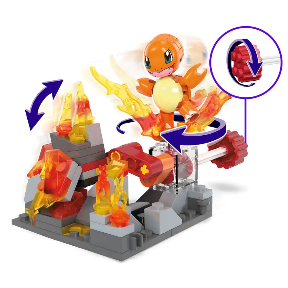 Pokémon MEGA építőkészlet Charmander's Fire-Type Spin termékfotó