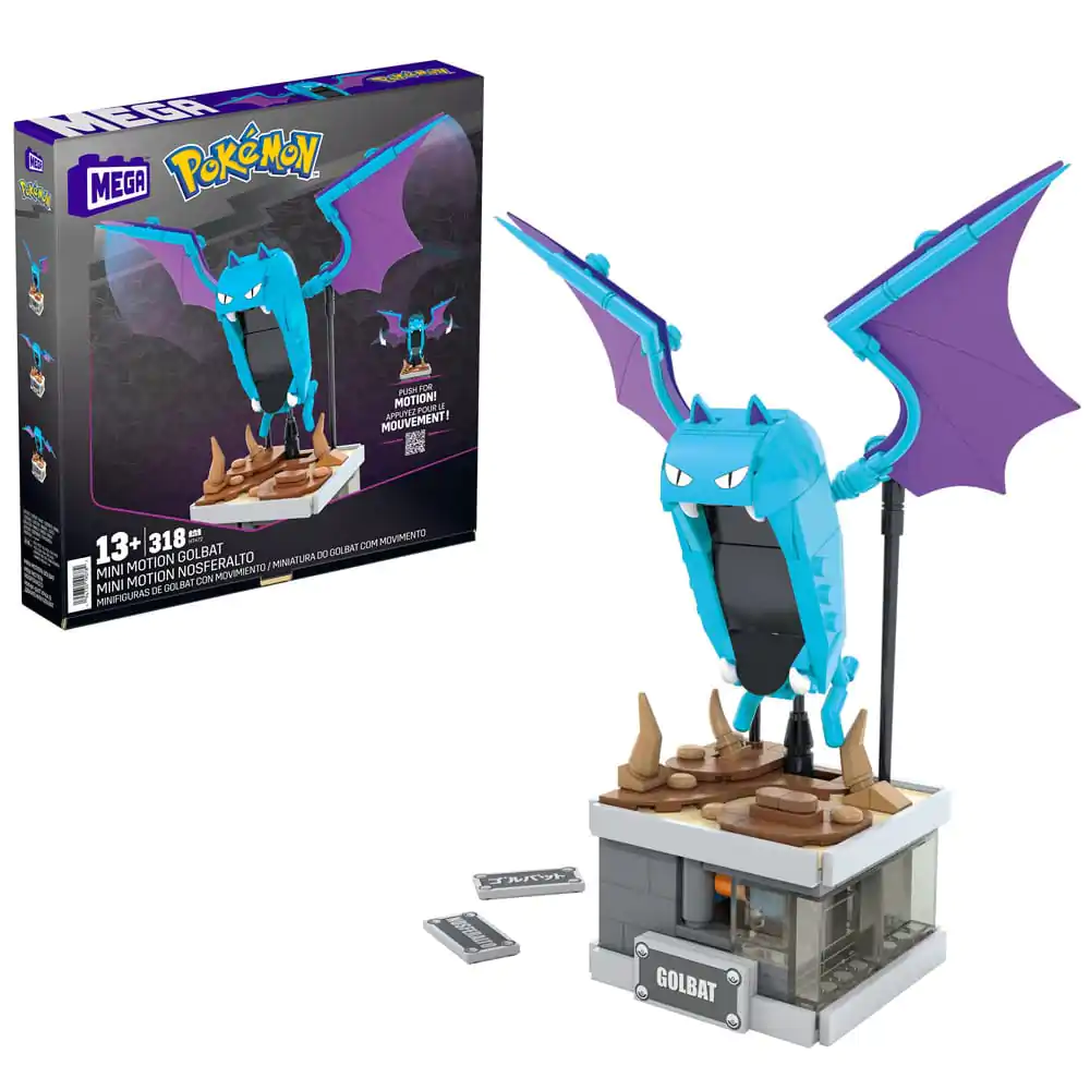 Pokémon MEGA építőkészlet Mini Motion Golbat termékfotó