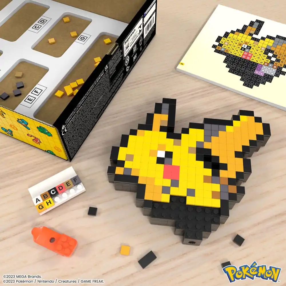 Pokémon MEGA építőkészlet Pikachu Pixel Art termékfotó