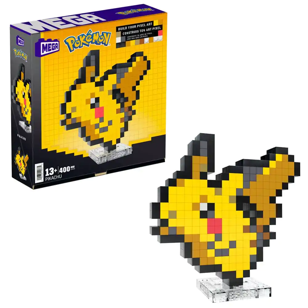 Pokémon MEGA építőkészlet Pikachu Pixel Art termékfotó