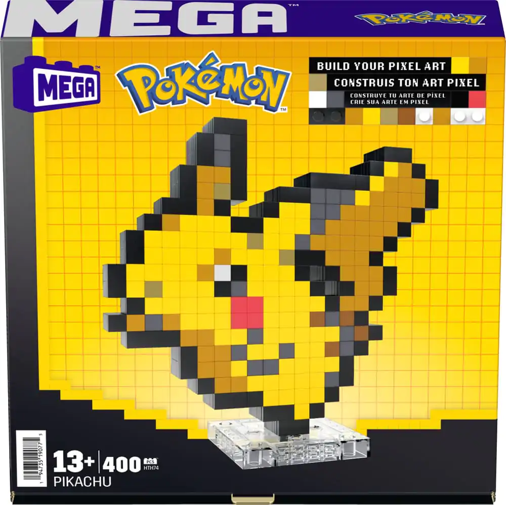 Pokémon MEGA építőkészlet Pikachu Pixel Art termékfotó