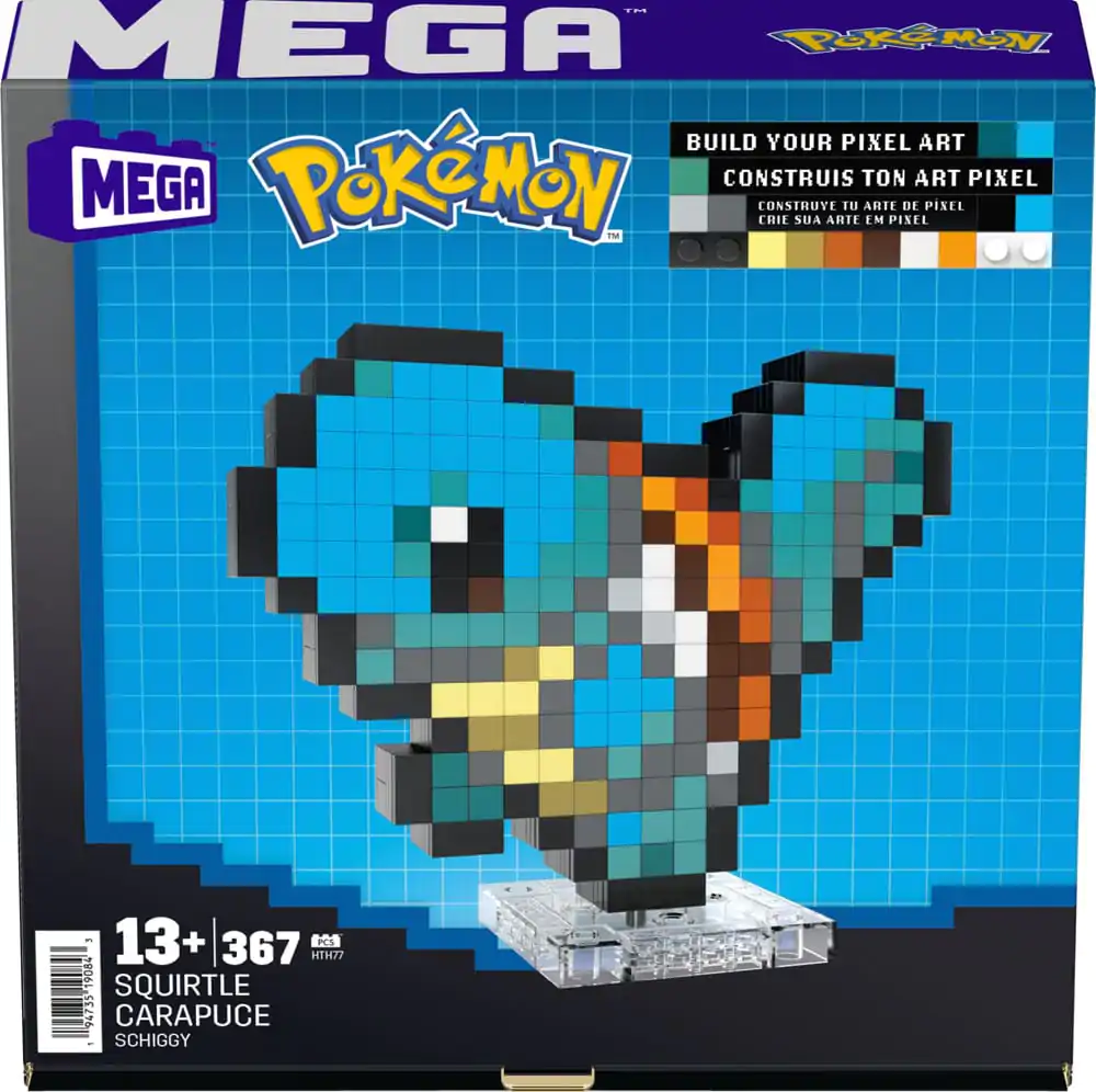 Pokémon MEGA építőkészlet Squirtle Pixel Art termékfotó