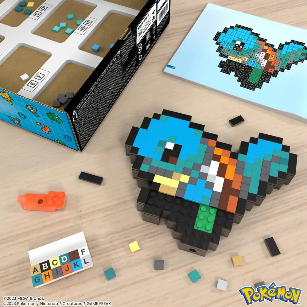 Pokémon MEGA építőkészlet Squirtle Pixel Art termékfotó