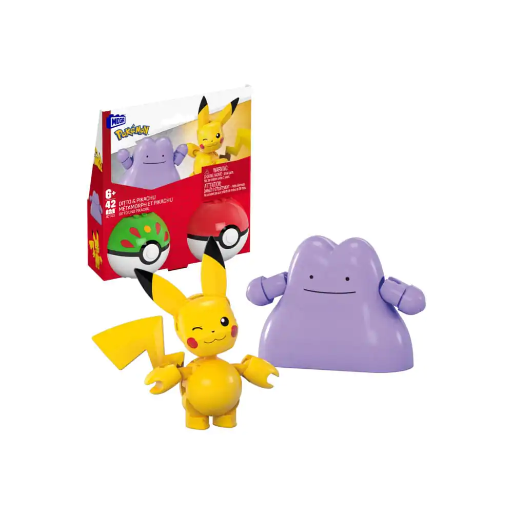 Pokémon MEGA Poké Ball Collection: Pikachu & Ditto építőkészlet termékfotó