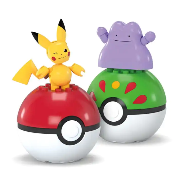 Pokémon MEGA Poké Ball Collection: Pikachu & Ditto építőkészlet termékfotó