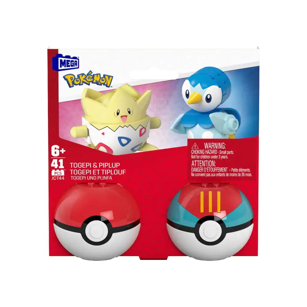 Pokémon MEGA Poké Ball Collection: Piplup & Togepi építőkészlet termékfotó