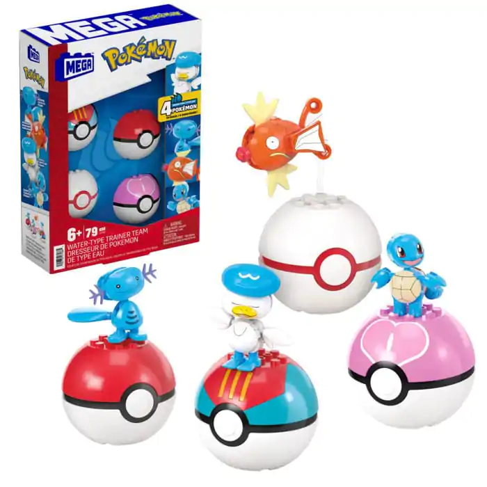 Pokémon MEGA Water-Type Trainer Team Building Toy Kit építőkészlet termékfotó