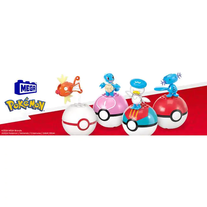 Pokémon MEGA Water-Type Trainer Team Building Toy Kit építőkészlet termékfotó