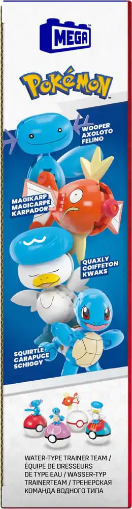 Pokémon MEGA Water-Type Trainer Team Building Toy Kit építőkészlet termékfotó