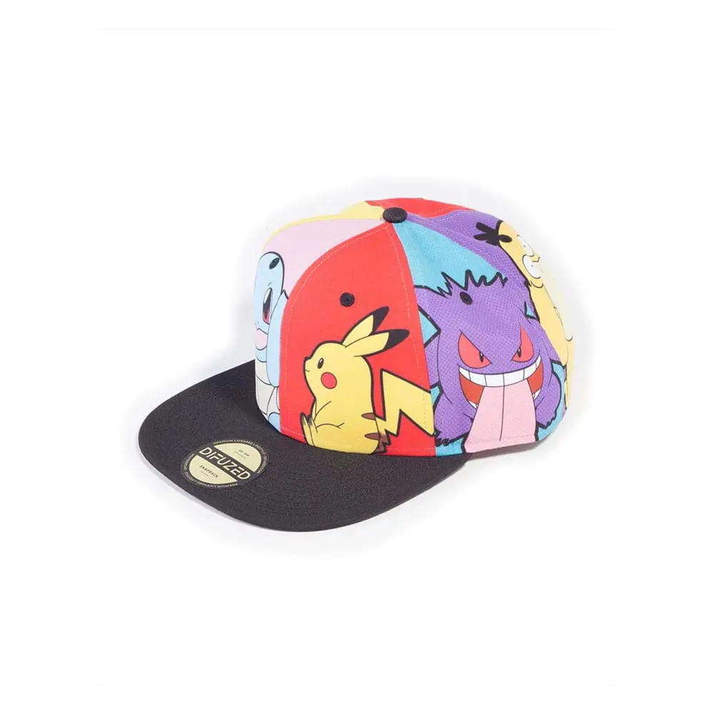 Pokemon Snapback Cap Multi Pop Art termékfotó