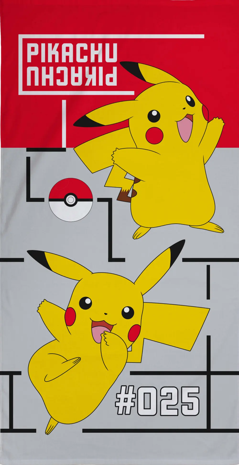 Pokémon Pikachu fürdőlepedő, strand törölköző 70*140cm termékfotó