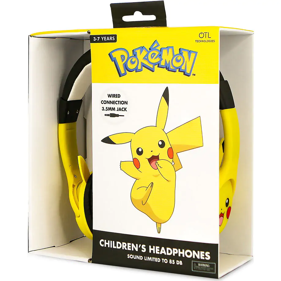 Pokemon Pikachu gyerek fejhallgató fülhallgató termékfotó