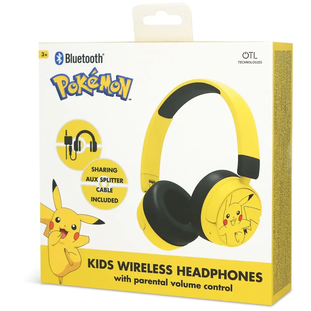 Pokemon Pikachu kids headphones termékfotó