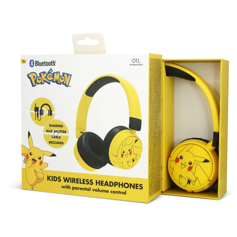 Pokemon Pikachu kids headphones termékfotó