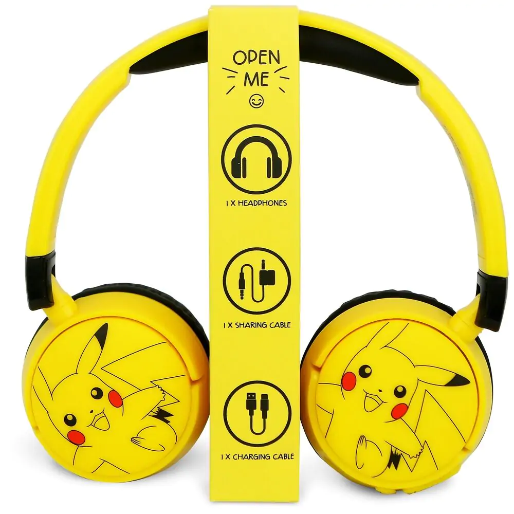 Pokemon Pikachu kids headphones termékfotó