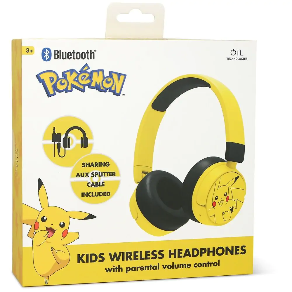 Pokemon Pikachu kids headphones termékfotó