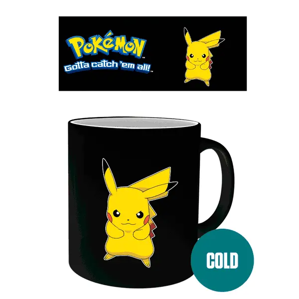 Pokemon Pikachu hőre változó bögre termékfotó