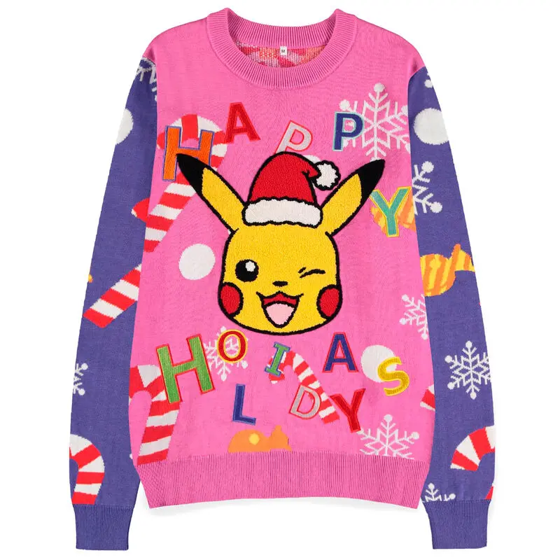 Pokemon Pikachu karácsonyi pulóver termékfotó