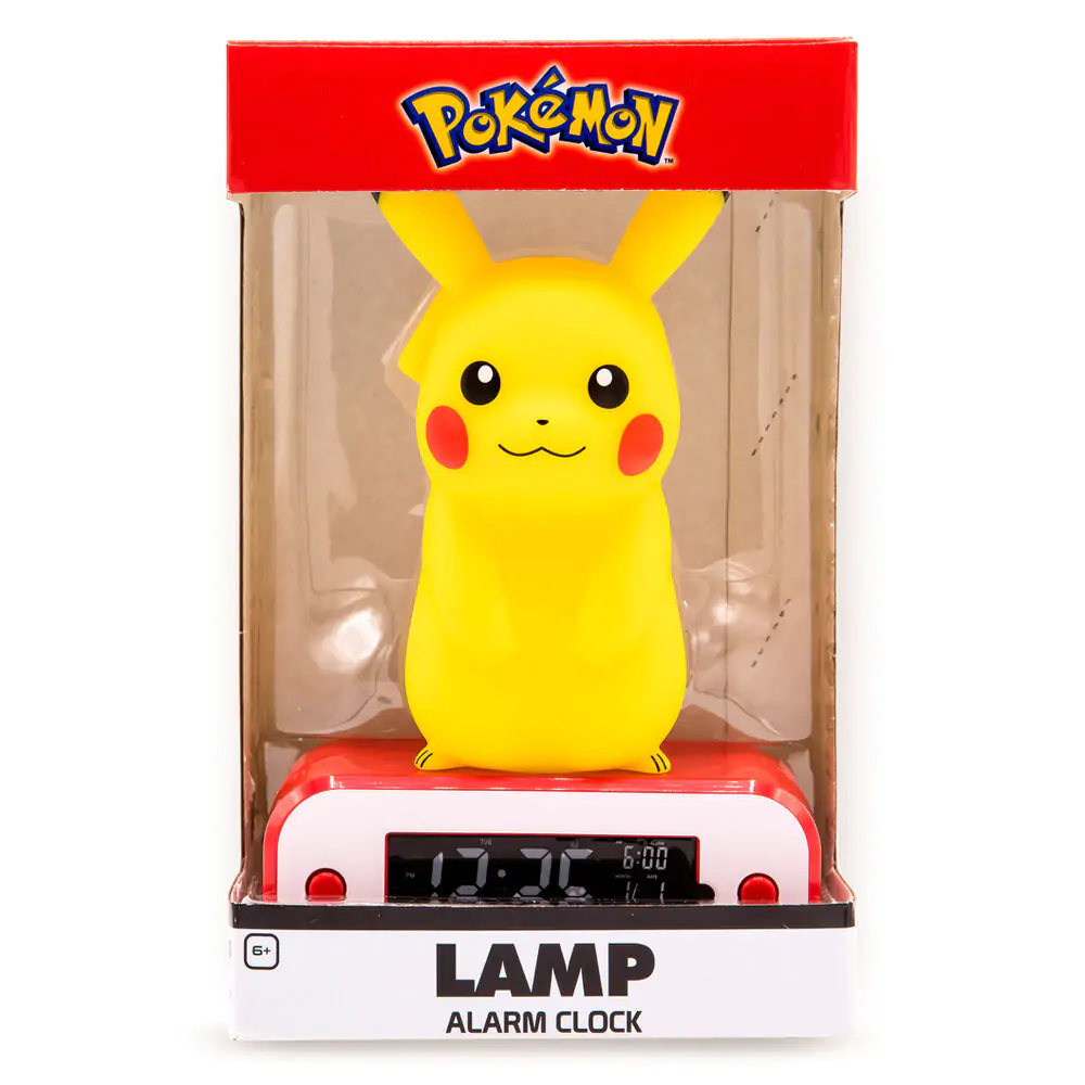 Pokemon Pikachu lámpa ébresztőóra termékfotó