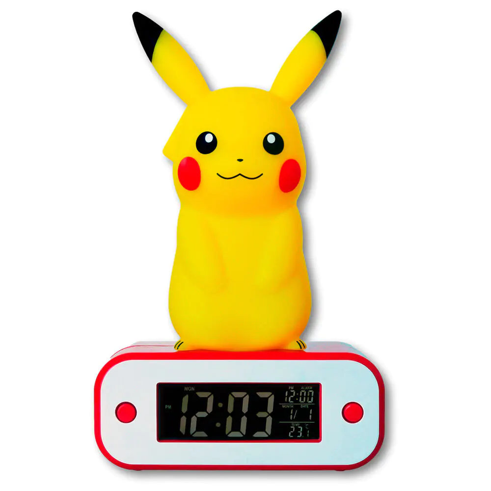 Pokemon Pikachu lámpa ébresztőóra termékfotó