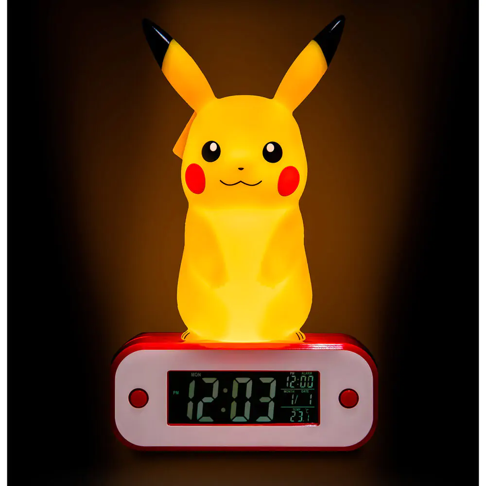 Pokemon Pikachu lámpa ébresztőóra termékfotó