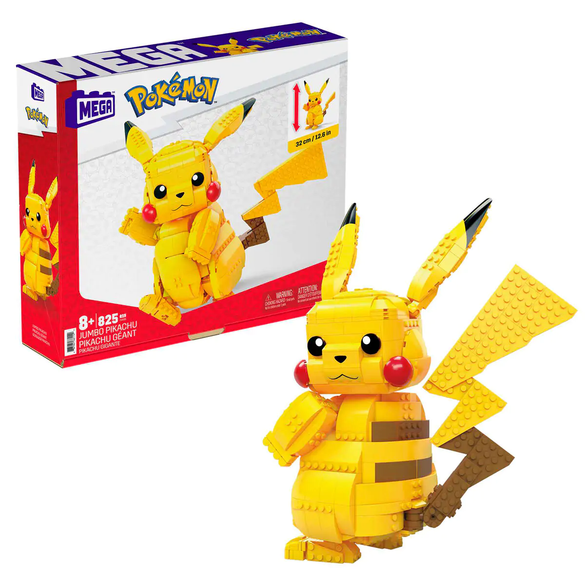 Pokemon Pikachu Mega Contrux csomag 825db-os termékfotó