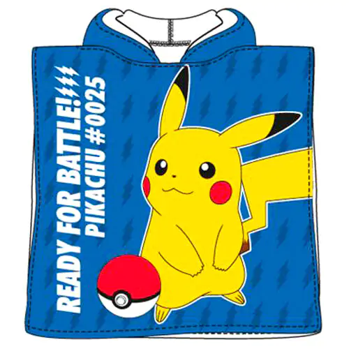 Pokemon Pikachu mikroszálas poncsó törölköző termékfotó