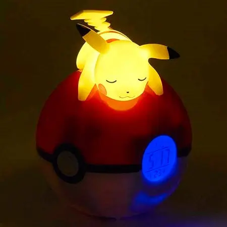 Pokemon Pikachu Pokeball lámpás ébresztőóra termékfotó