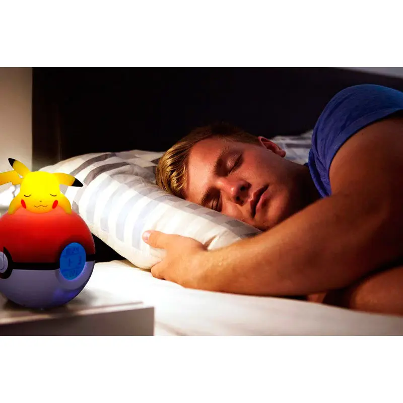 Pokemon Pikachu Pokeball lámpás ébresztőóra termékfotó