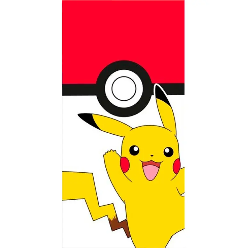 Pokemon Pikachu Pokeball strand törölköző pamut termékfotó