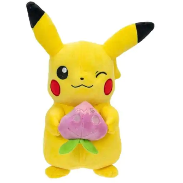 Pokémon Pikachu with Pecha Berry Accy plüss figura 20 cm termékfotó