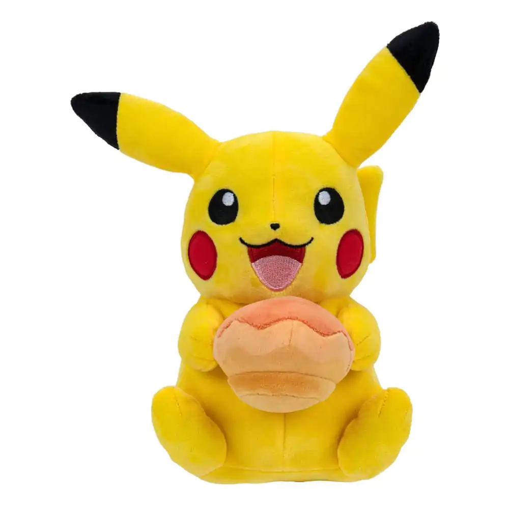 Pokémon Pikachu with Pecha Poké Puff (Orange) Accy plüss figura 20 cm termékfotó