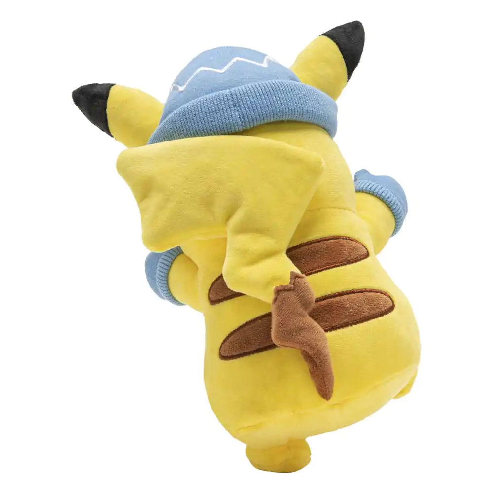 Pokémon Pikachu with Winter Hat and Mittens plüss figura 20 cm termékfotó