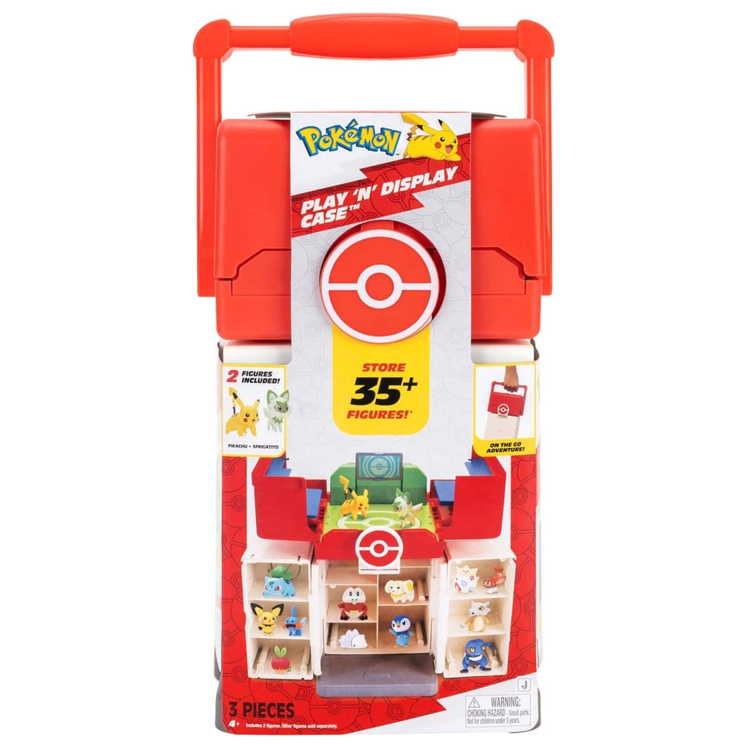 Pokémon Play 'n' Display Case hordozható figura tartó  termékfotó