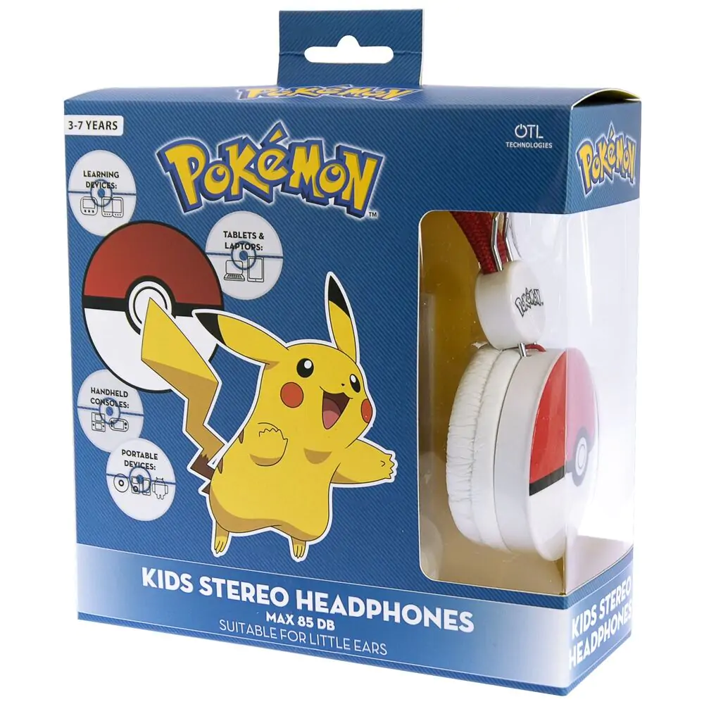 Pokemon Pokeball core kids headphones termékfotó