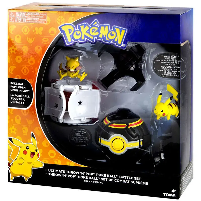 Pokemon Pokeball Pikachu + Abra termékfotó