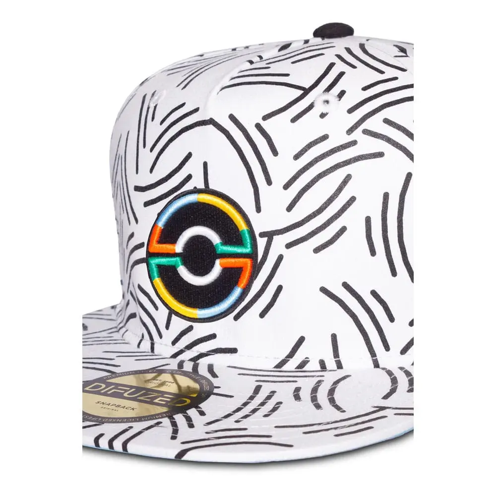 Pokemon Snapback Cap Pokeball weiß termékfotó