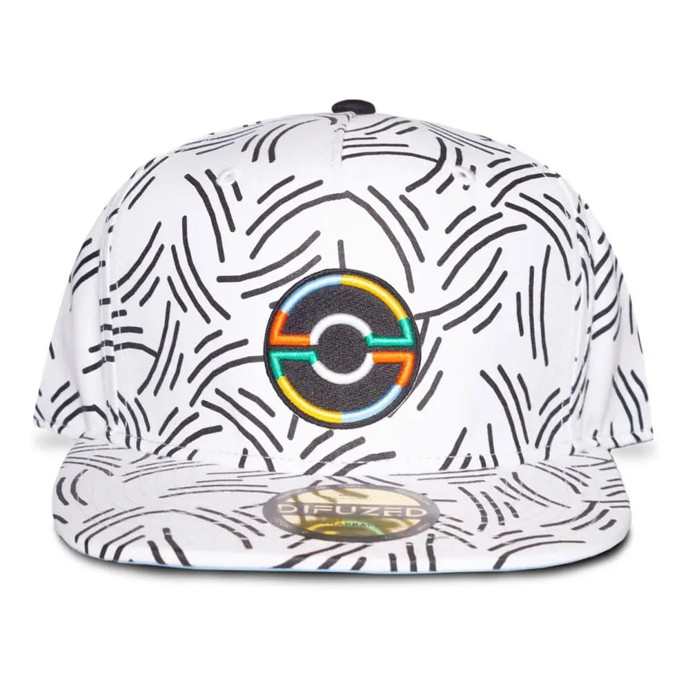 Pokemon Snapback Cap Pokeball weiß termékfotó